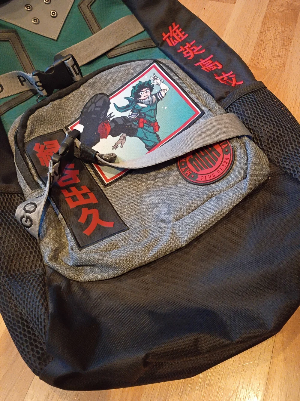 My Hero Academia Deku Costume Built Up Backpack Anime